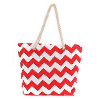 Summer Canvas Beach Bag