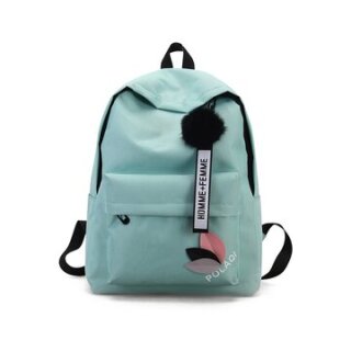 Backpack with Homme+Femme Keychain