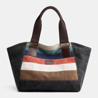 Multicolor Suede Patchwork Shoulder Bag