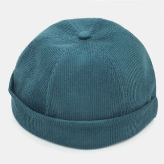 Retro Hat wild bowler leather corduroy 