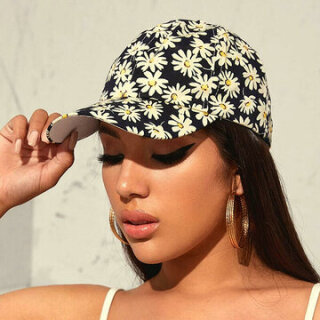 Daisy Pattern Casual Baseball Cap