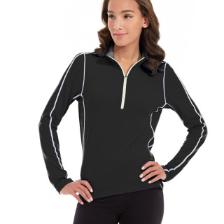 Olivia 1/4 Zip Light Jacket Black