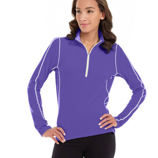 Olivia 1/4 Zip Light Jacket Purple