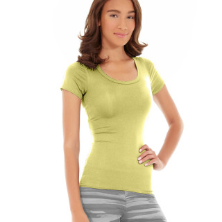 Desiree Fitness Tee Yellow